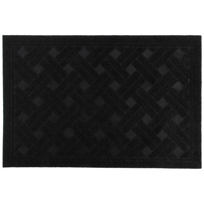 Imagen 2 del producto Limpiapies Texture Negro 38x57 cm Polipropileno Negro