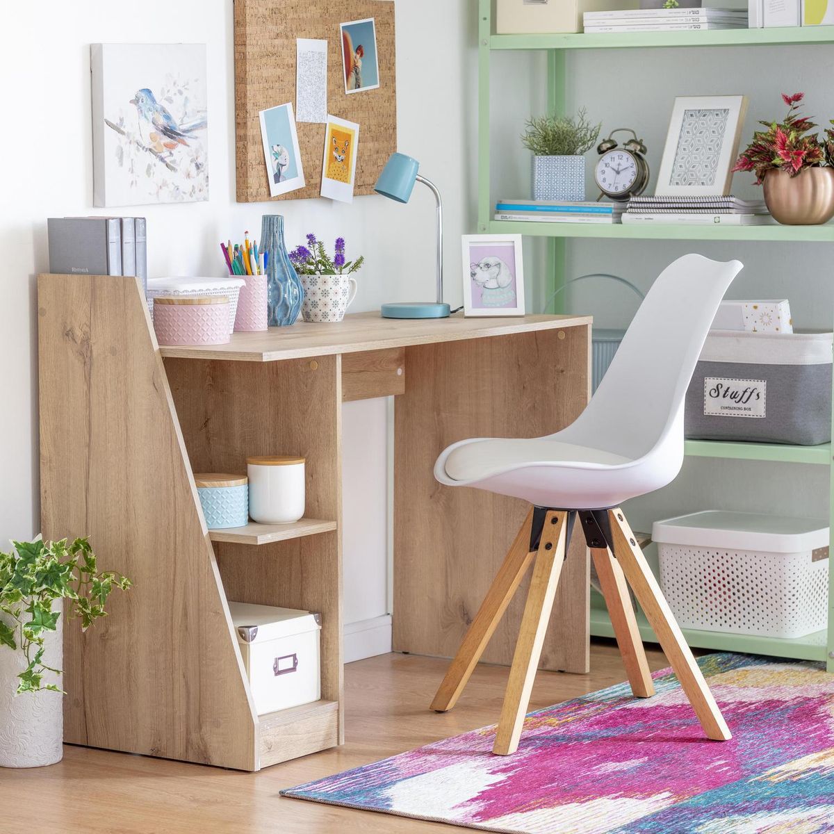 JUST HOME COLLECTION - Silla Cooper blanco Blanco