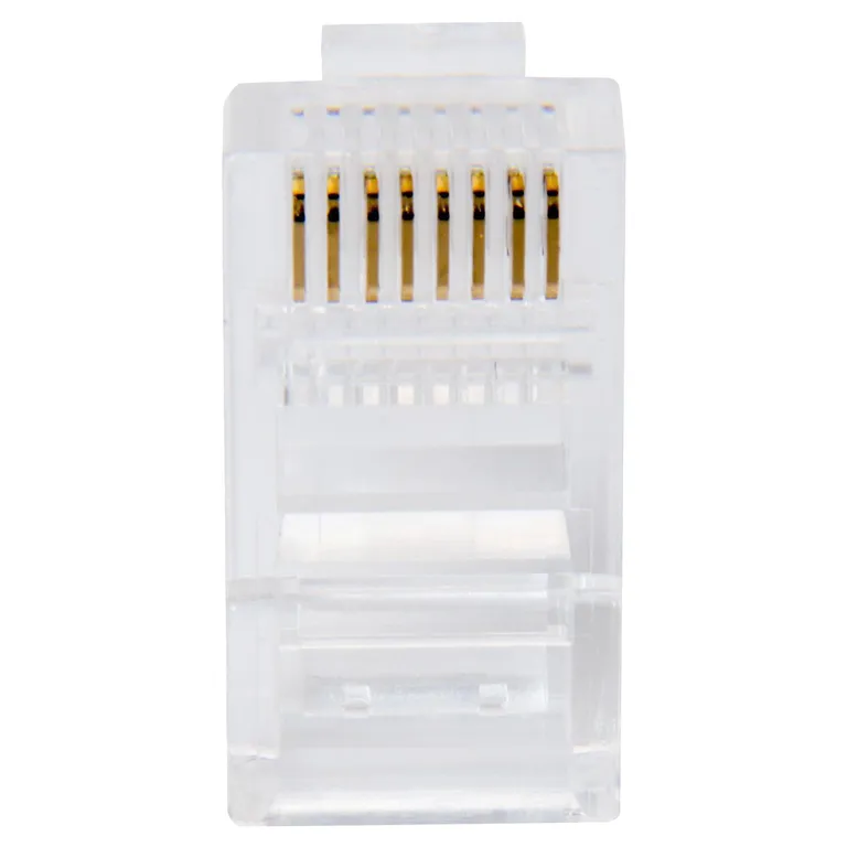 Pack De 4 Conectores Rj45 Para Cableado Red