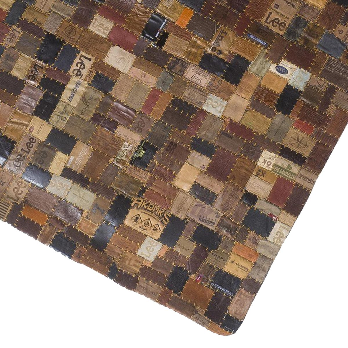 DIB - Alfombra Patch 140x200 cm Cuero Café