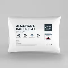 CIC - Almohada Fibra Back de Fibra sintética para Dormir 50x70 cm