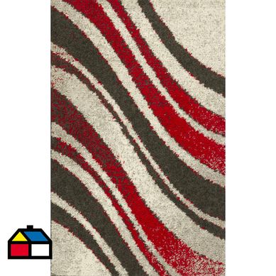 Bajada de Cama Lotto Ondas 57x90 cm Multicolor