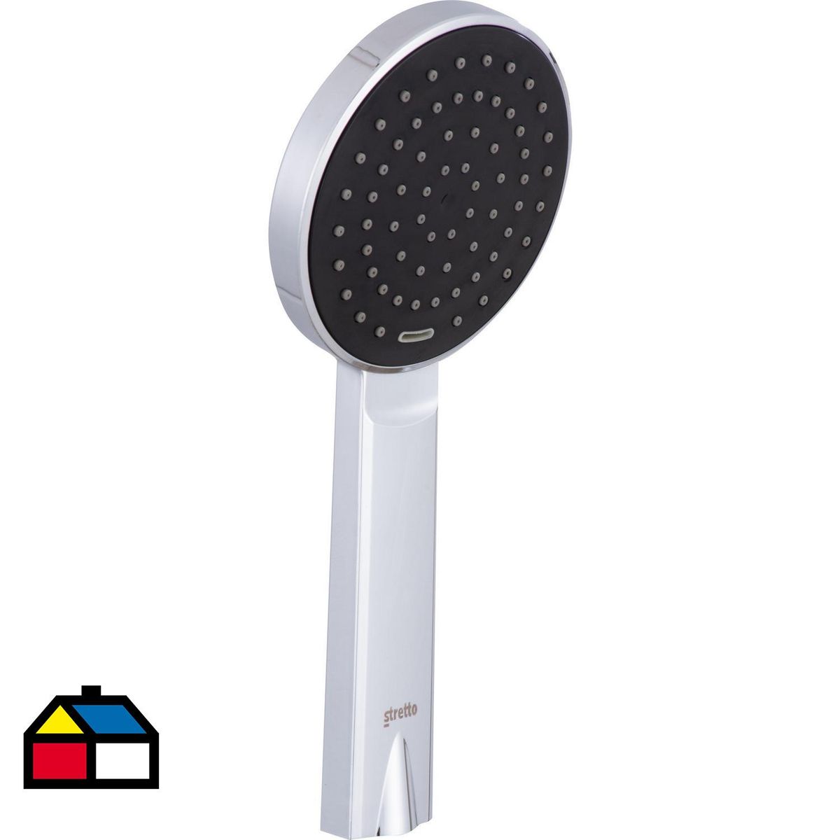 STRETTO - Maneral de ducha 1 función cromo negro