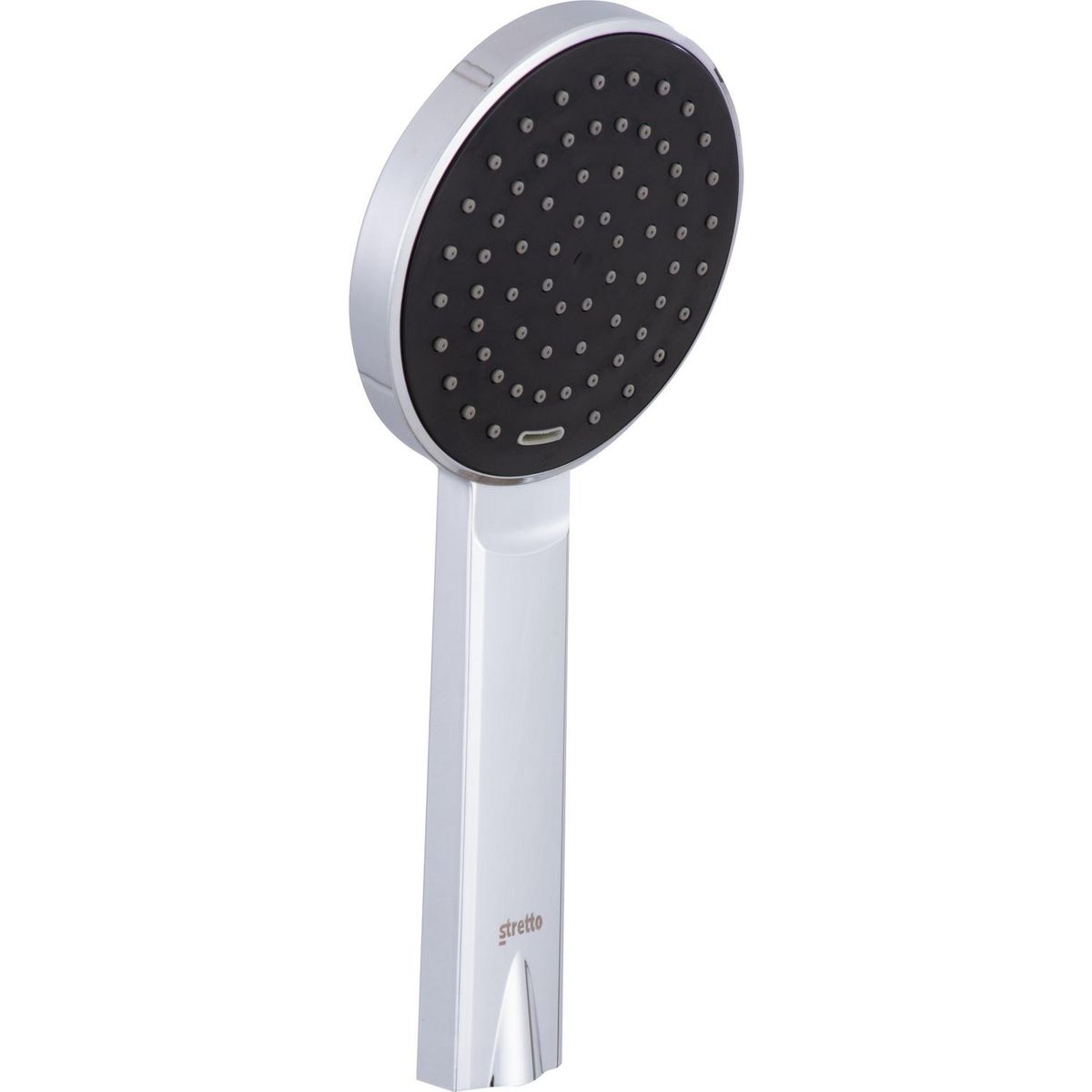 STRETTO - Maneral de ducha 1 función cromo negro
