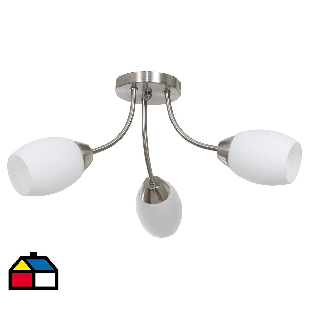 CONCEPT - Lámpara colgante tulipa 3 luces E27