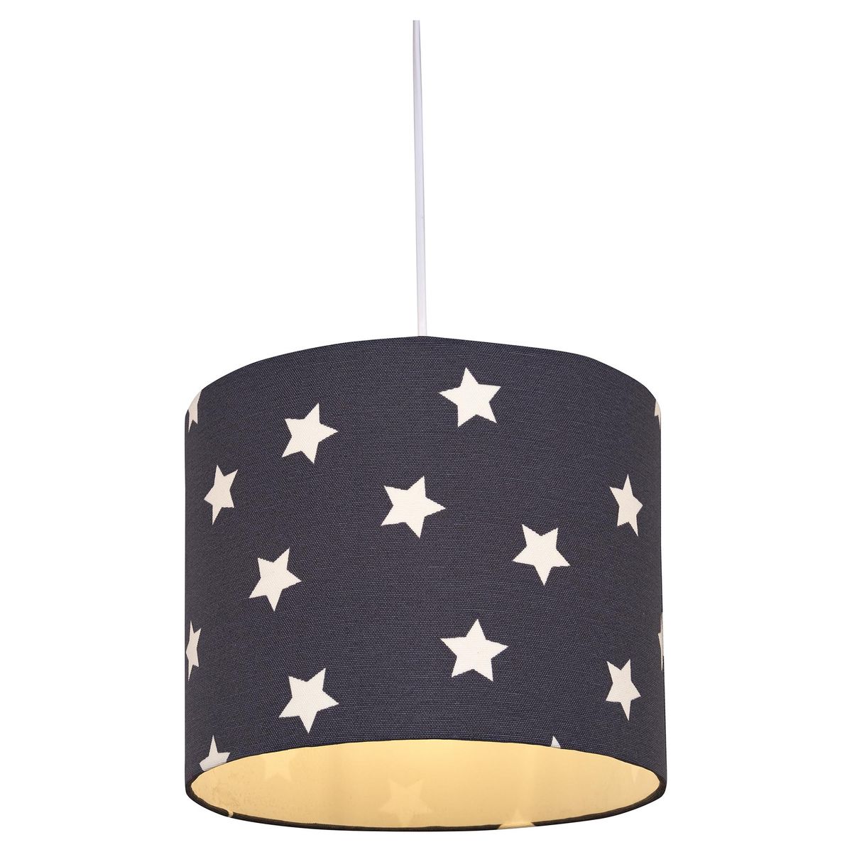 CONCEPT - Lámpara Colgante Estrella Tela Gris