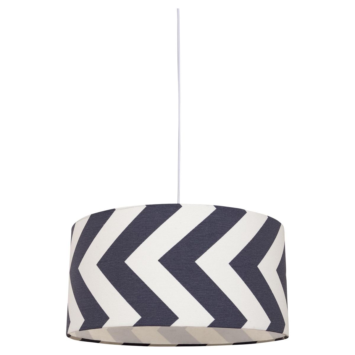 CONCEPT - Lámpara Colgante Zigzag Tela Gris