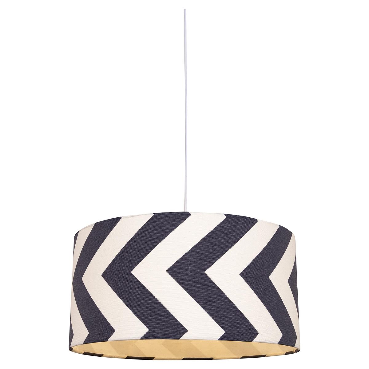 CONCEPT - Lámpara Colgante Zigzag Tela Gris