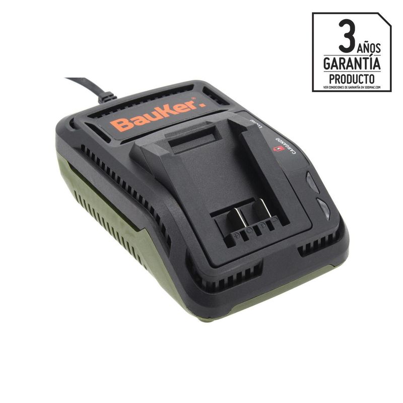 BAUKER - Cargador de batería 18V