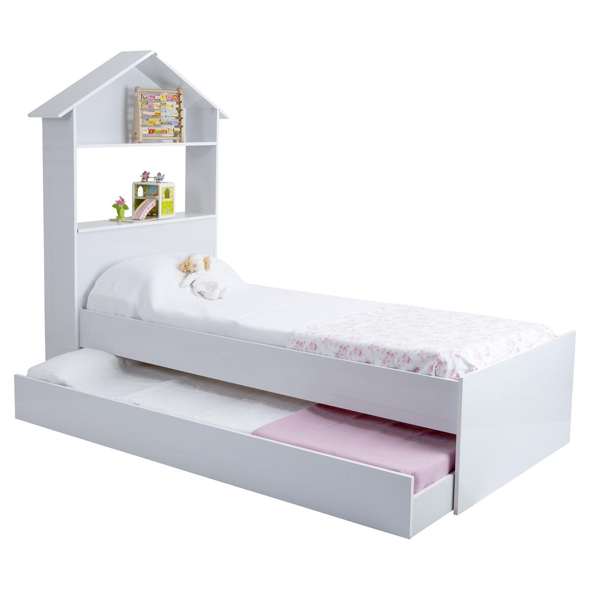 Cama Infantil Nido Estante Blanco, marca KIDSCOOL - Foto Principal