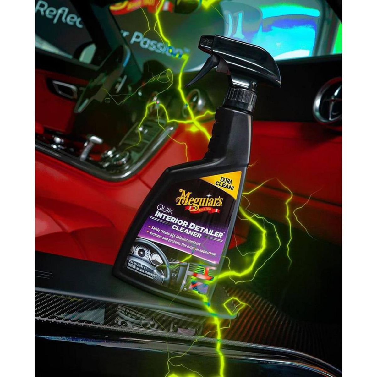 MEGUIARS - Limpiador Interior Meguiars Auto En Spray 473 ml Multisuperficie