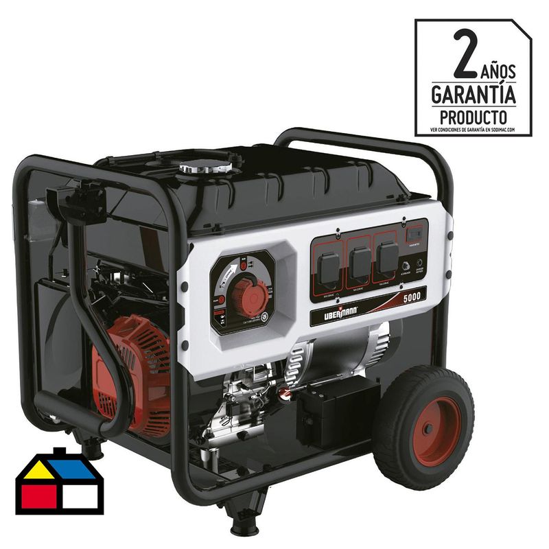 UBERMANN -  a Gasolina Partida Manual 6000 W 25 l