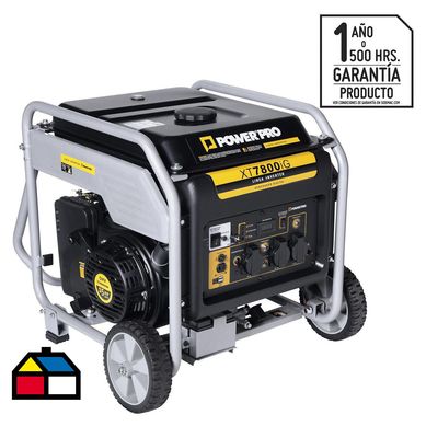 Generador elctrico a gasolina 7.500W inverter partida elctrica.