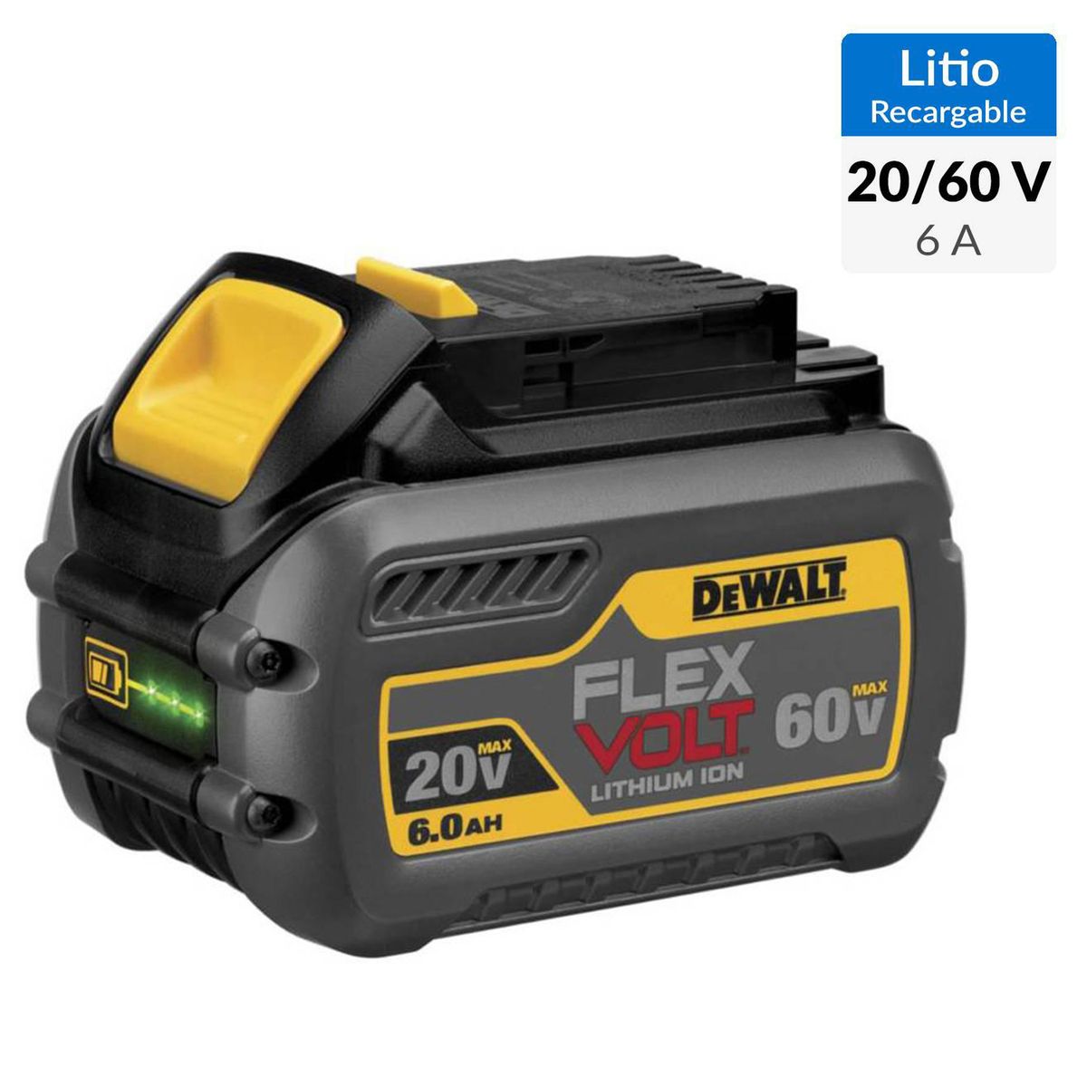 DEWALT - Batería recargable 60V 6,0 Ah