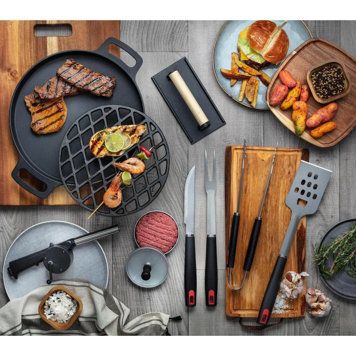 JUST HOME COLLECTION - Tabla para picar madera 45x35 cm