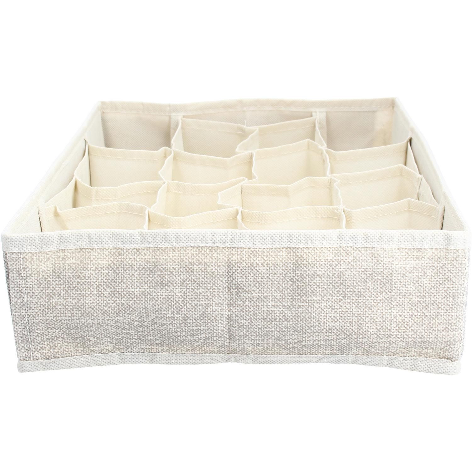 JUST HOME COLLECTION Caja Organizadora 35x27x9 cm Beige