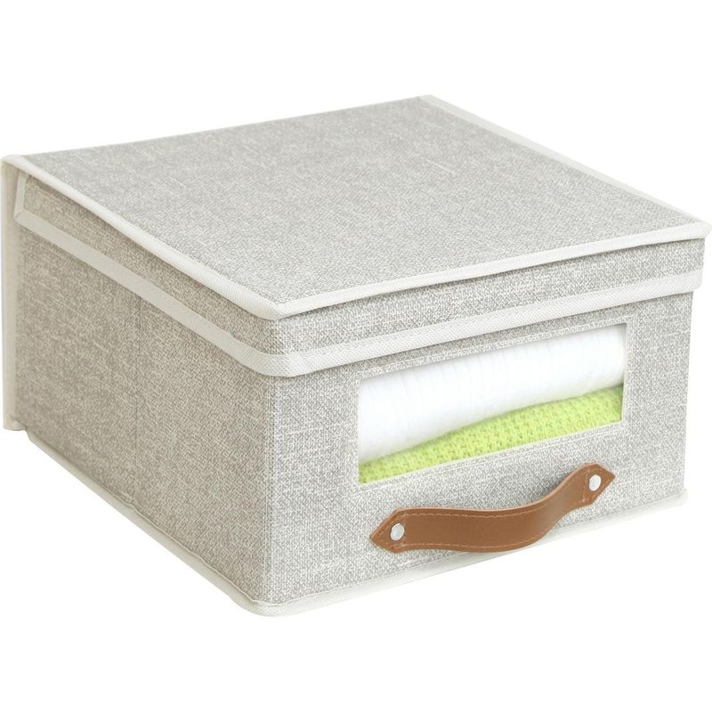 JUST HOME COLLECTION - Caja Organizadora 30x30x16 cm Café