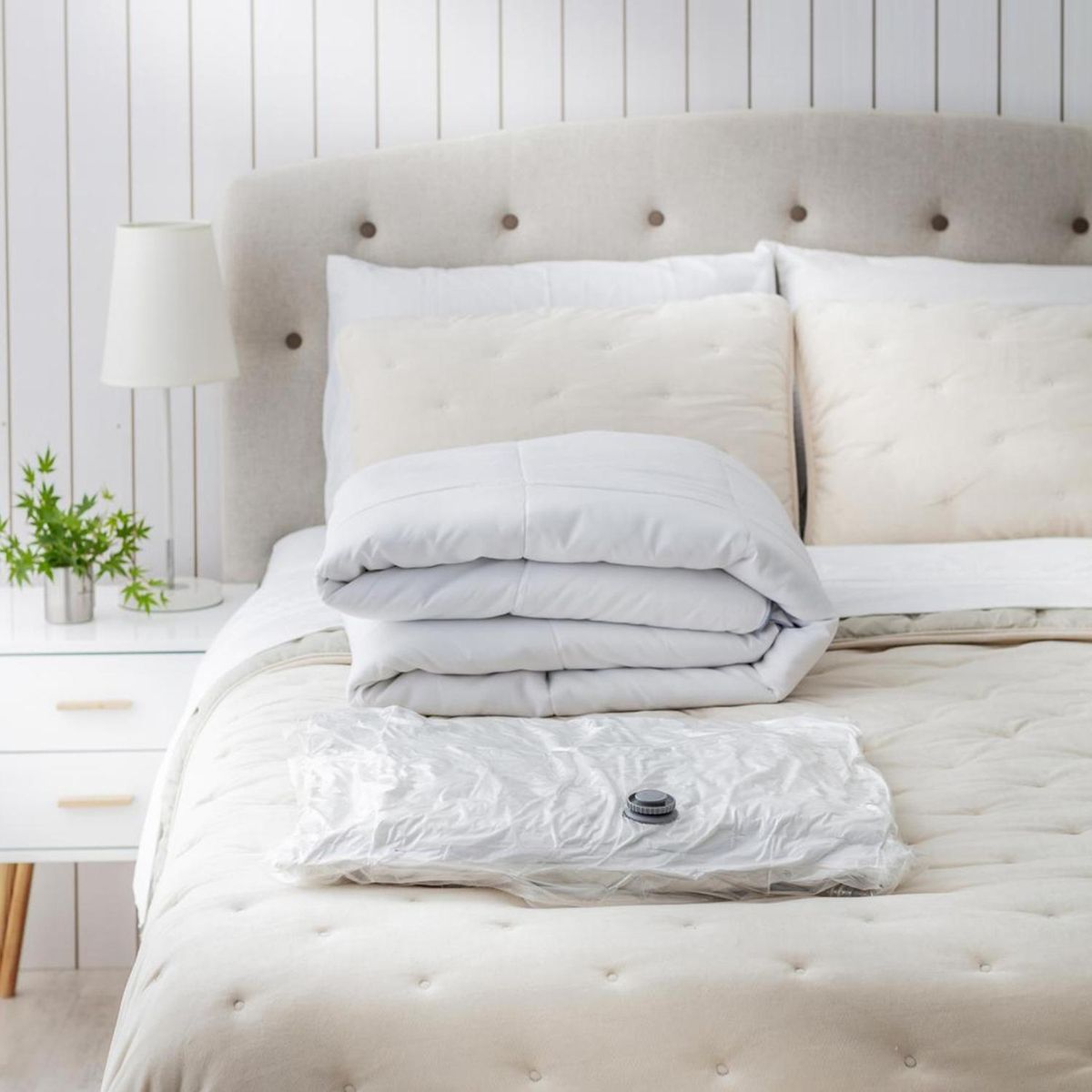 JUST HOME COLLECTION - Bolsa Almacenaje al Vacío 50x70x0.1 cm Café