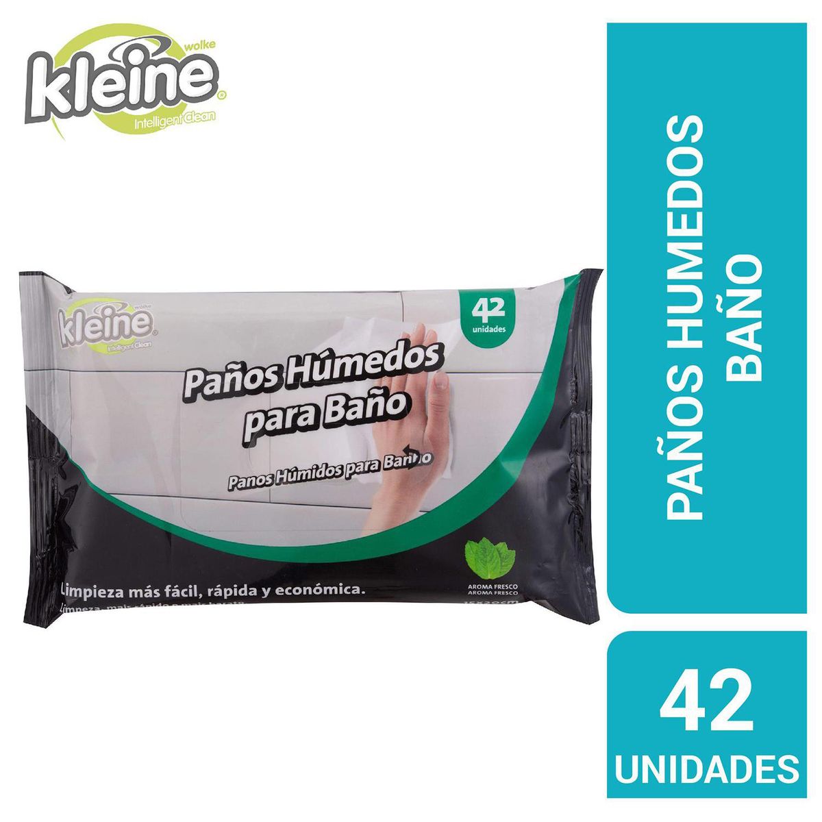 KLEINE WOLKE - Paños Húmedos Kleine Wolke Limpieza Baño 42 Unidades Desinfectantes