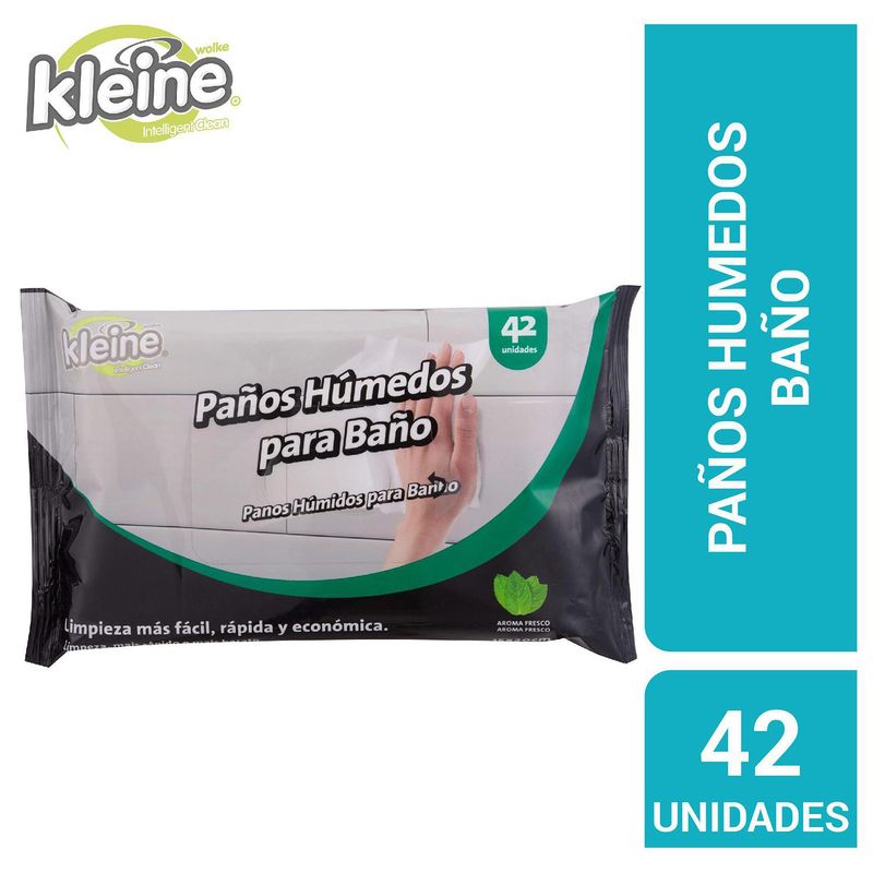 KLEINE WOLKE - Paños húmedos limpieza baño