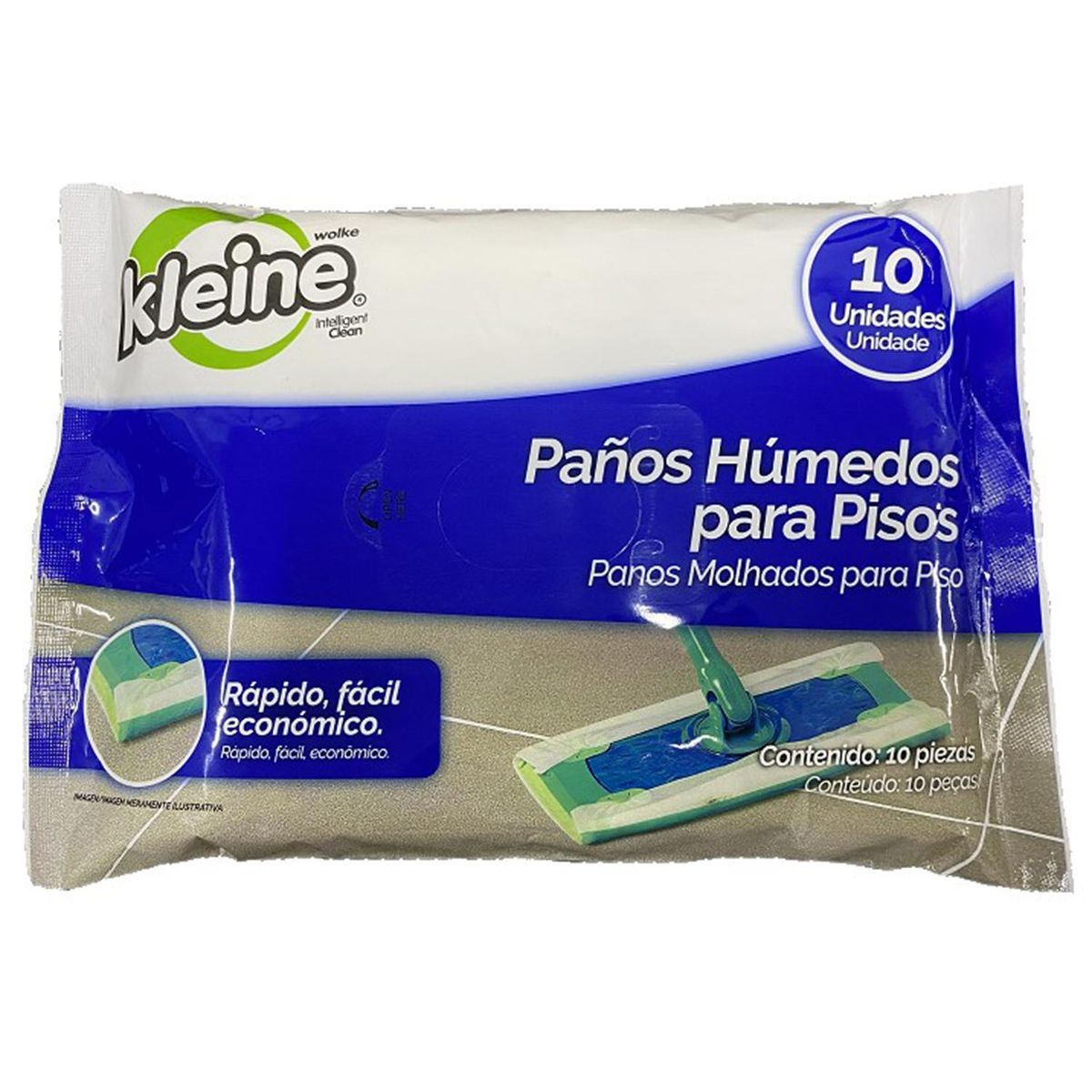 KLEINE WOLKE - Trapero Húmedo Desinfectante Kleine Wolke Lavanda 10 Unidades