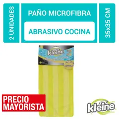 KLEINE WOLKE - Set de 2 paños de microfibra abrasivos 35x35 cm