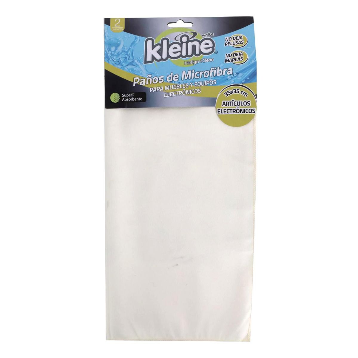 KLEINE WOLKE - Set de 2 paños de microfibra para muebles 35x35 cm