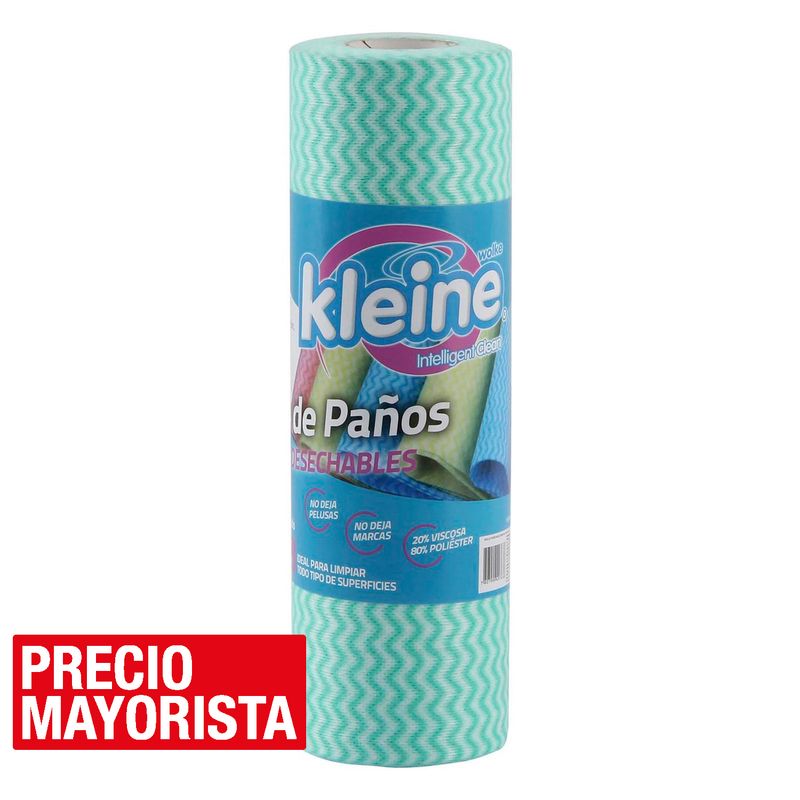 KLEINE WOLKE - Rollo de paños multiuso de TNT 50 unidades