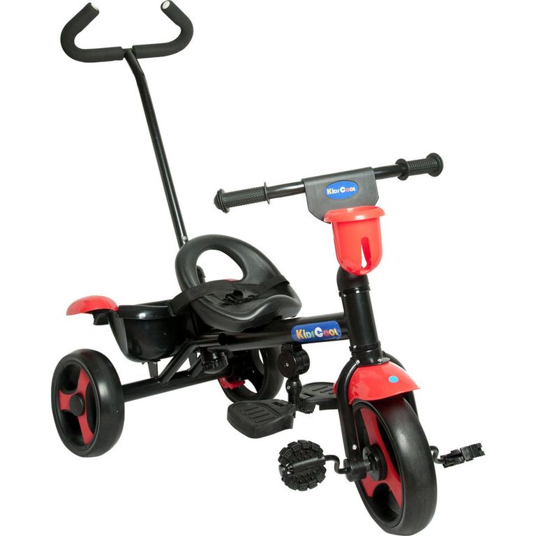 KIDSCOOL Triciclo con Manilla Rojo Desde 2 años