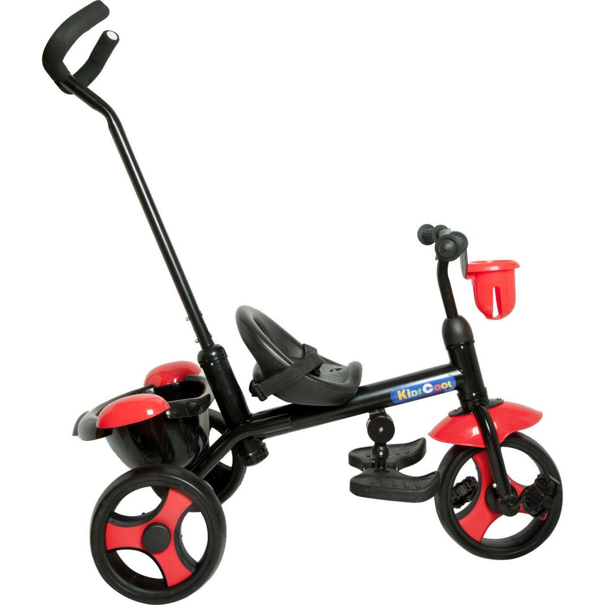 KIDSCOOL - Triciclo con Manilla Rojo Desde 2 años