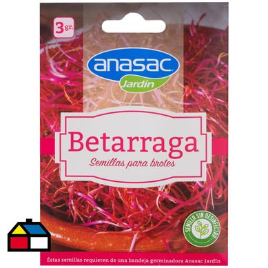 Semilla Brote Betarraga 3 gr sachet