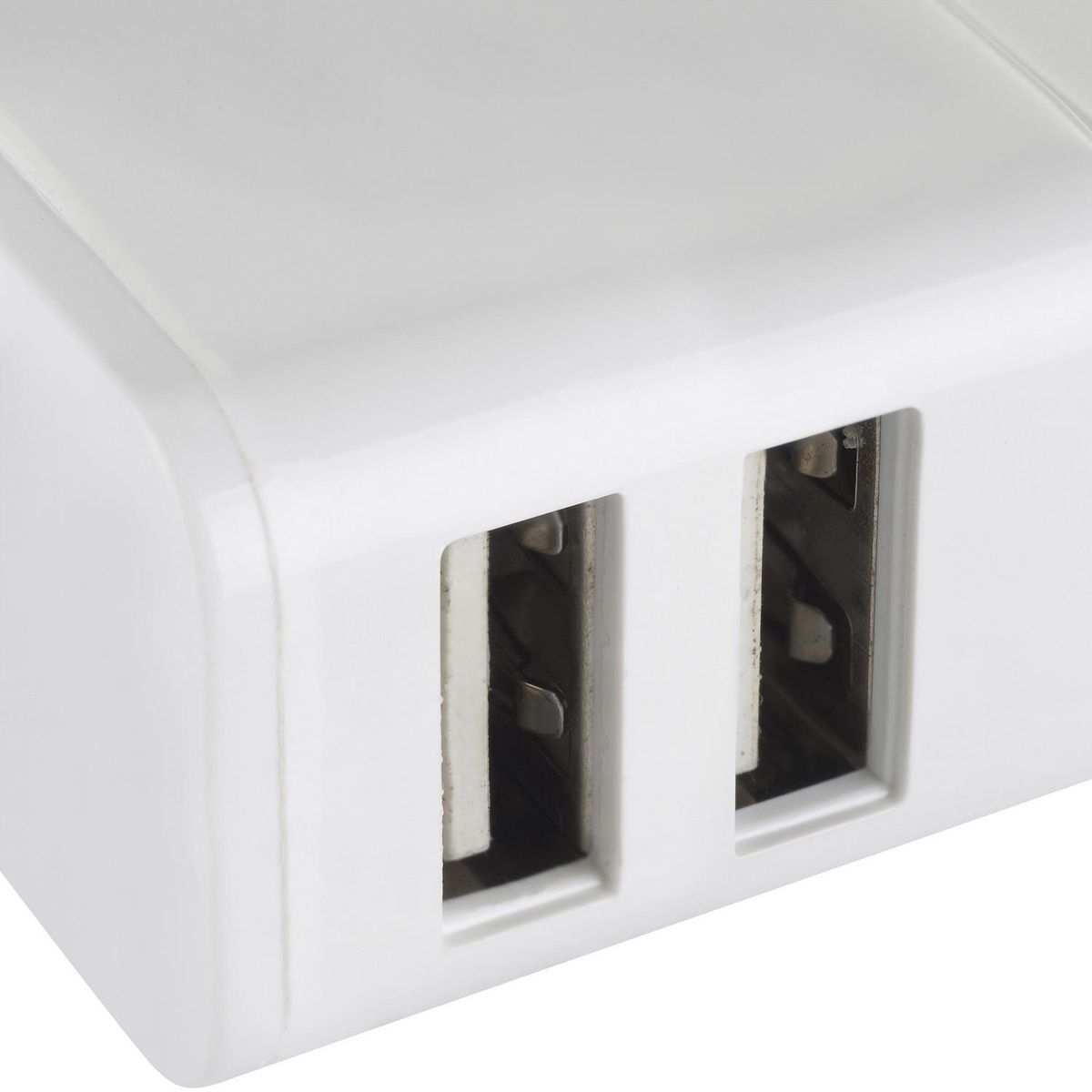 HALUX - Cargador USB 2.1 Amp doble blanco