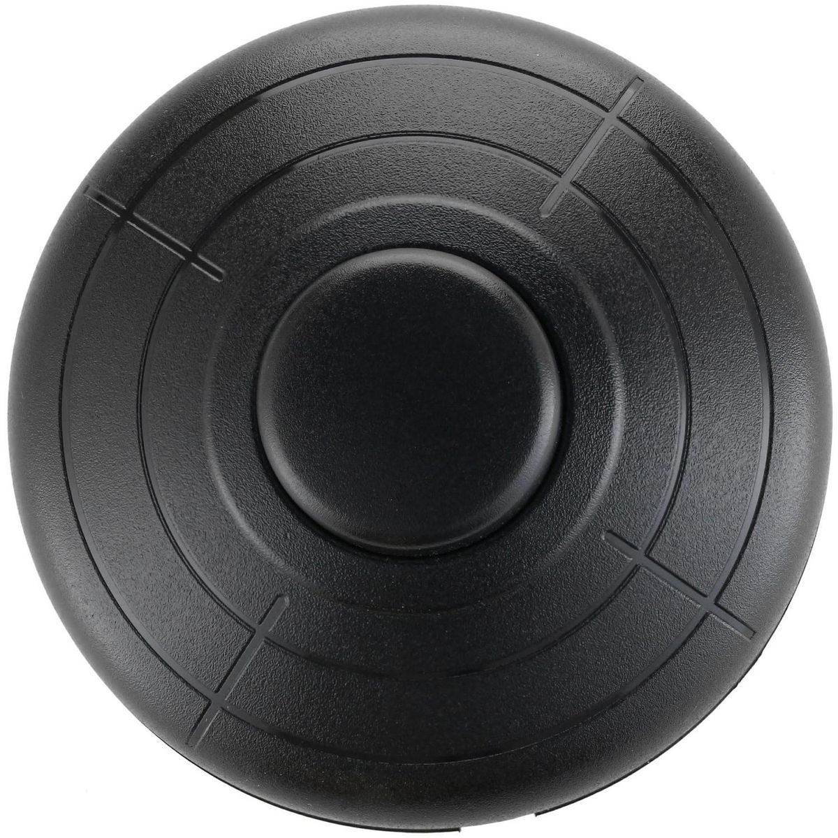 HALUX - Interruptor simple 10 A Negro