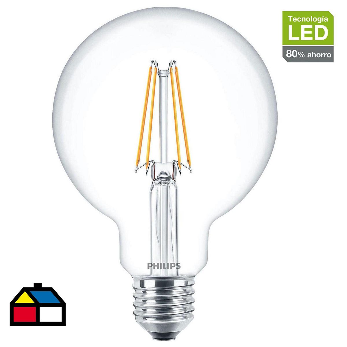 PHILIPS -  60 W Luz Cálida