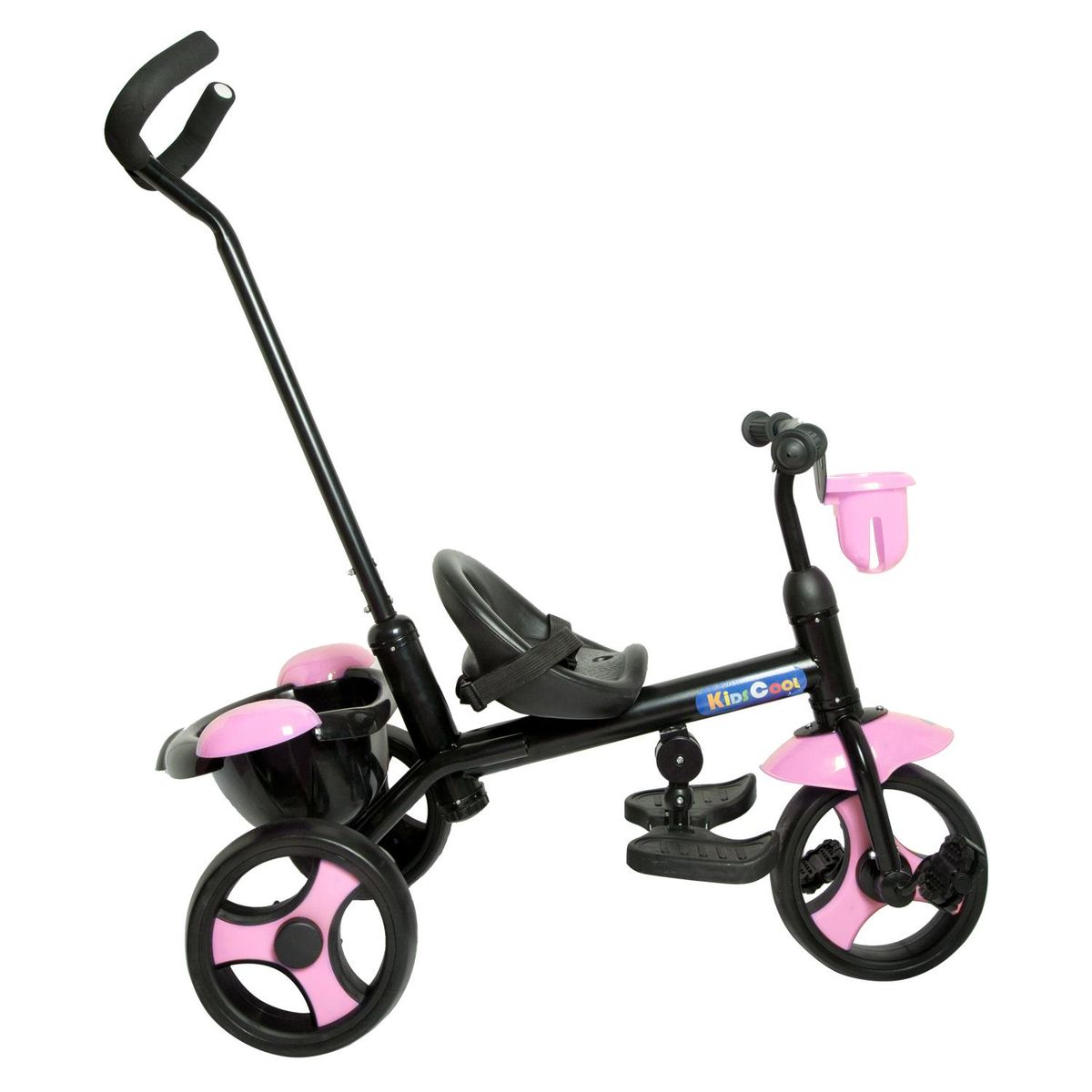 KIDSCOOL - Triciclo con Manilla Rosado Desde 2 años