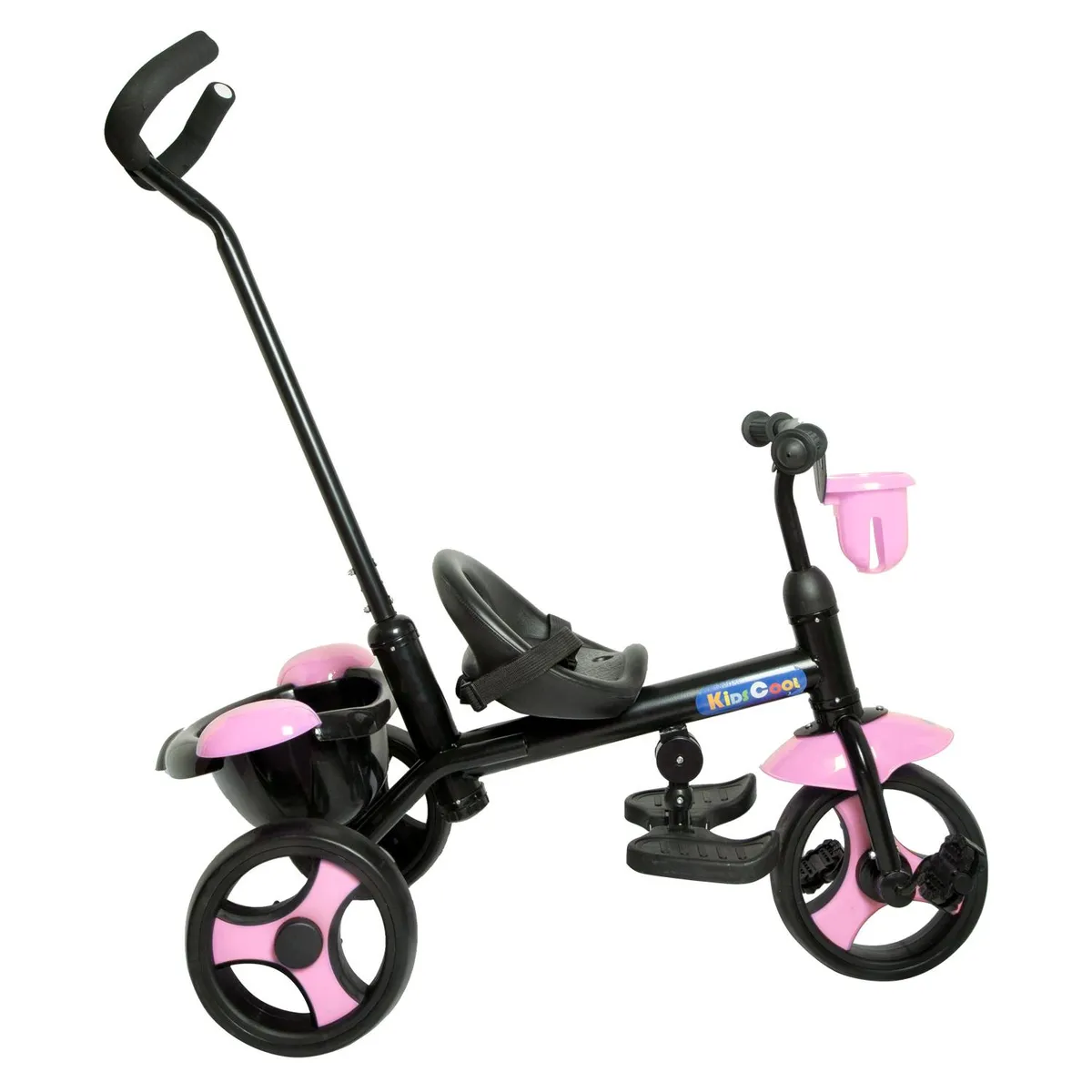 KIDSCOOL - Triciclo con Manilla Rosado Desde 2 años