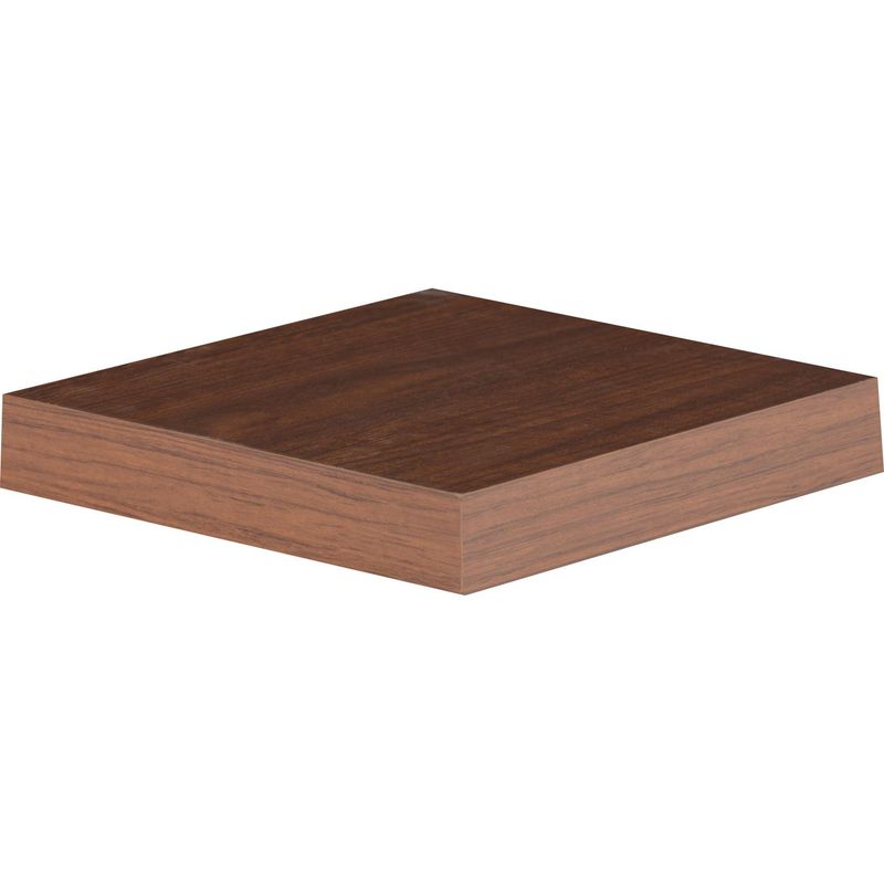 JUST HOME COLLECTION - Repisa Melamina 1 Nivel(es) 25x25x3.8 cm Café