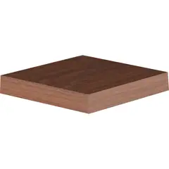 JUST HOME COLLECTION - Repisa Melamina 1 Nivel(es) 25x25x3.8 cm Café
