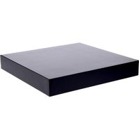 Repisa Melamina 1 Nivel(es) 25x3.8x25 cm Negro