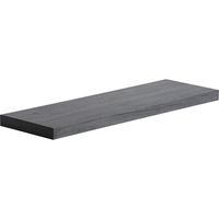 Repisa Melamina 1 Nivel(es) 80x3.8x25 cm Negro