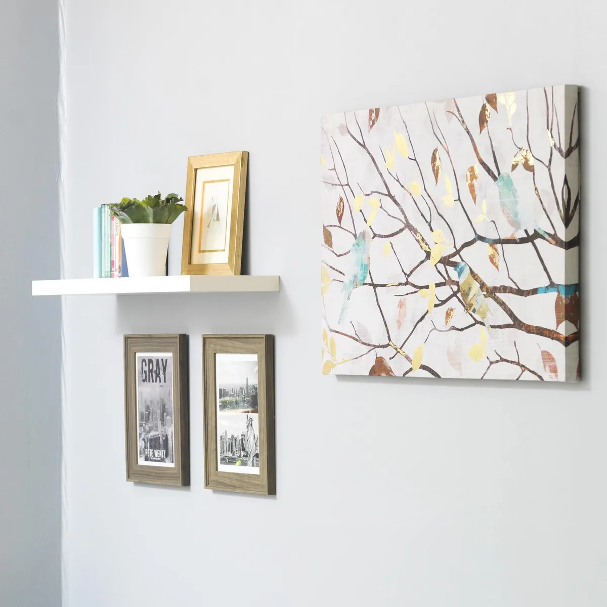 JUST HOME COLLECTION - Repisa Melamina 1 Nivel(es) 60x25x3.8 cm Blanco