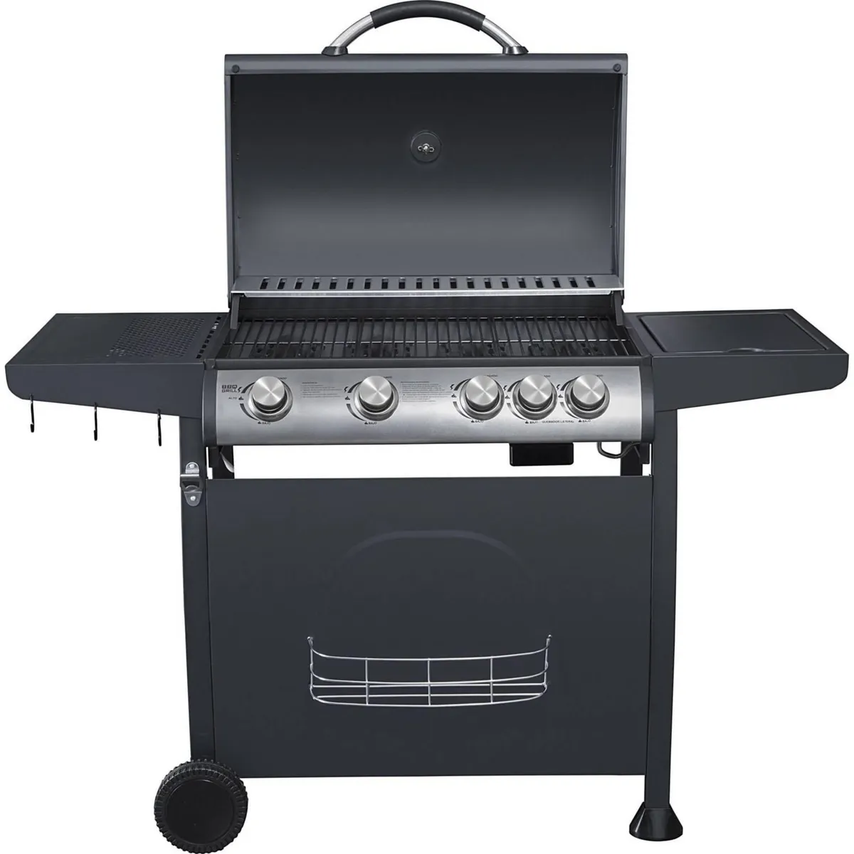 BBQ GRILL - Parrilla a Gas BBQ402GCQL 4 Quemadores 