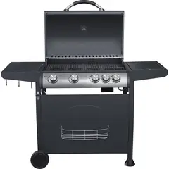 BBQ GRILL - Parrilla a Gas BBQ402GCQL 4 Quemadores