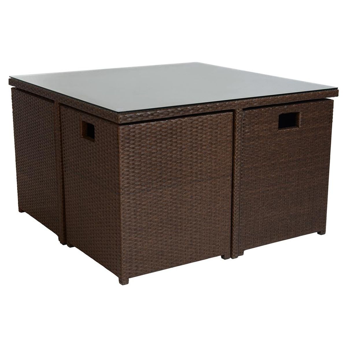 GRUPO LINK - Juego de Comedor de Terraza Fuy 8 Personas Petroleo