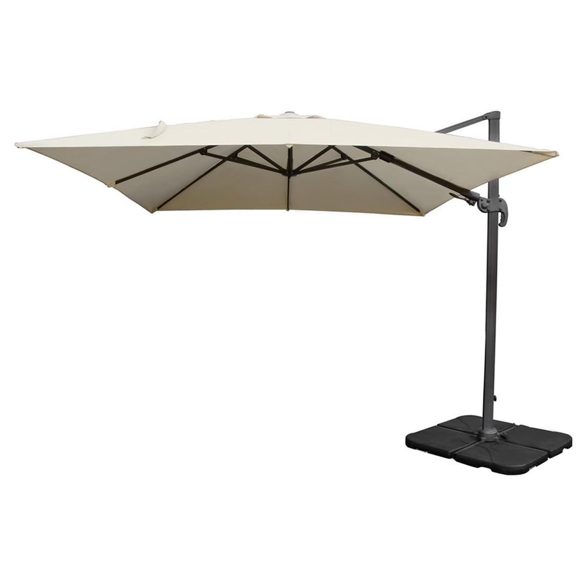 GRUPO LINK - Quitasol Metal 3x2.75 metros Natural