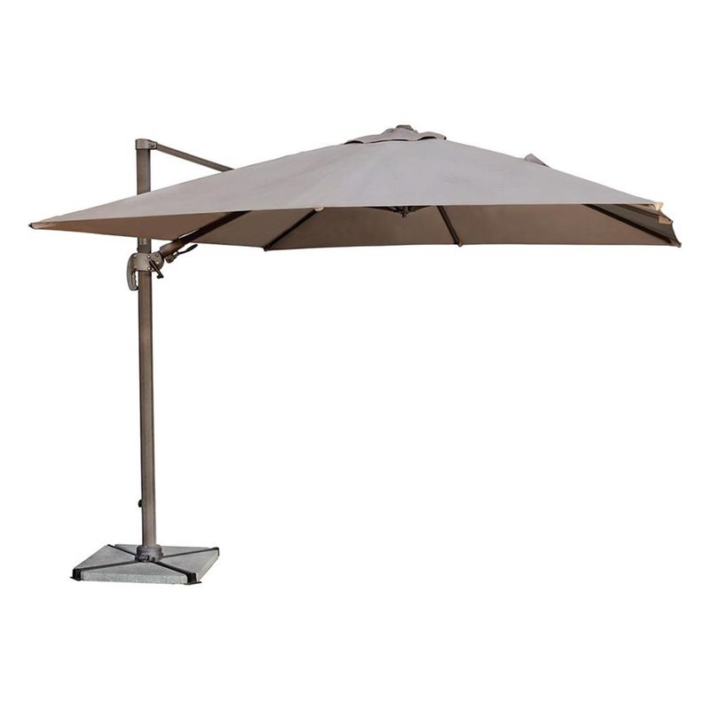 GRUPO LINK - Quitasol Lateral Metal 3x2.75 metros Taupe