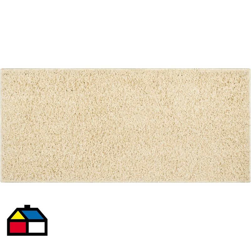 JUST HOME COLLECTION - Bajada de Cama Shaggy Conrad 50x110 cm Polipropileno Beige