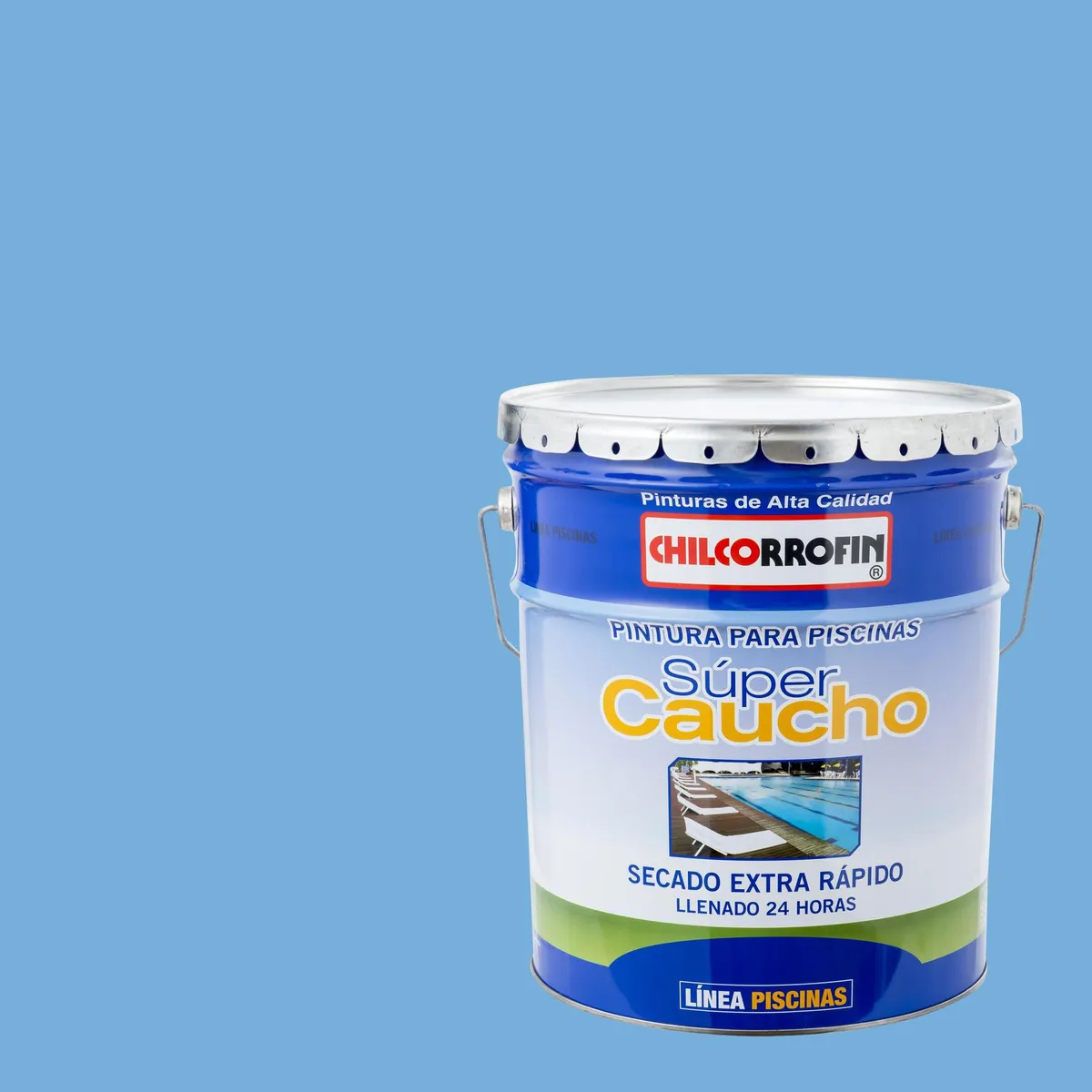 CHILCORROFIN - Pintura para Piscina Tineta 4 galón(es) Mate Azul