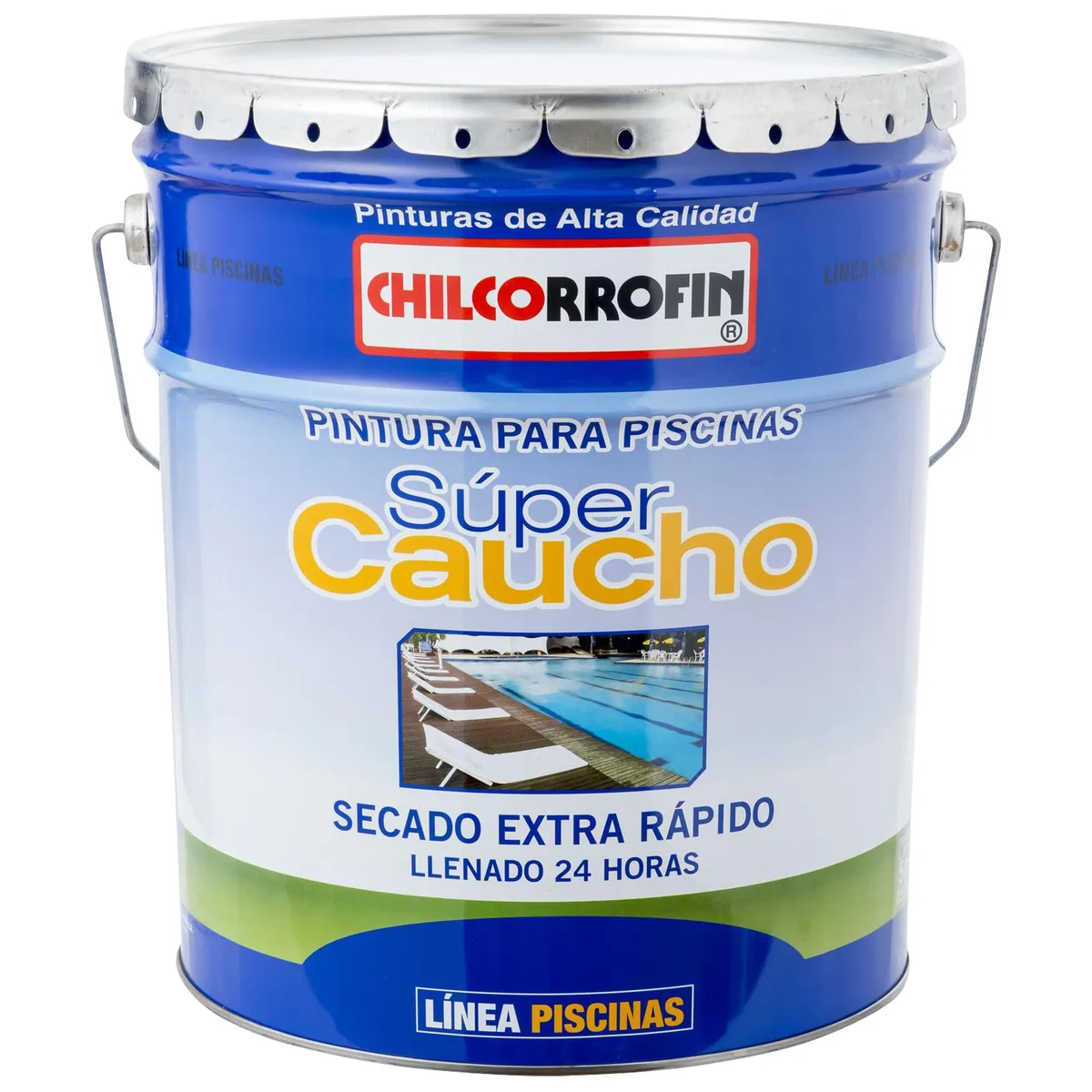 CHILCORROFIN - Pintura para Piscina Tineta 4 galón(es) Mate Azul