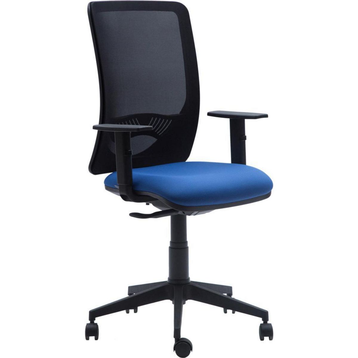 CONTATTO - Silla Escritorio Ergonómica Duke Negro/Azul